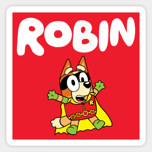 Robin Dog Magnet